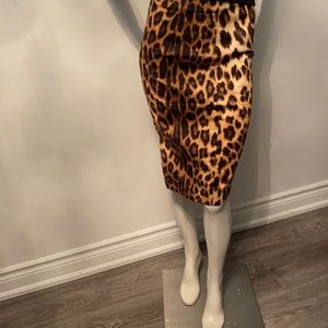 Zara Woman Leopard Skirt